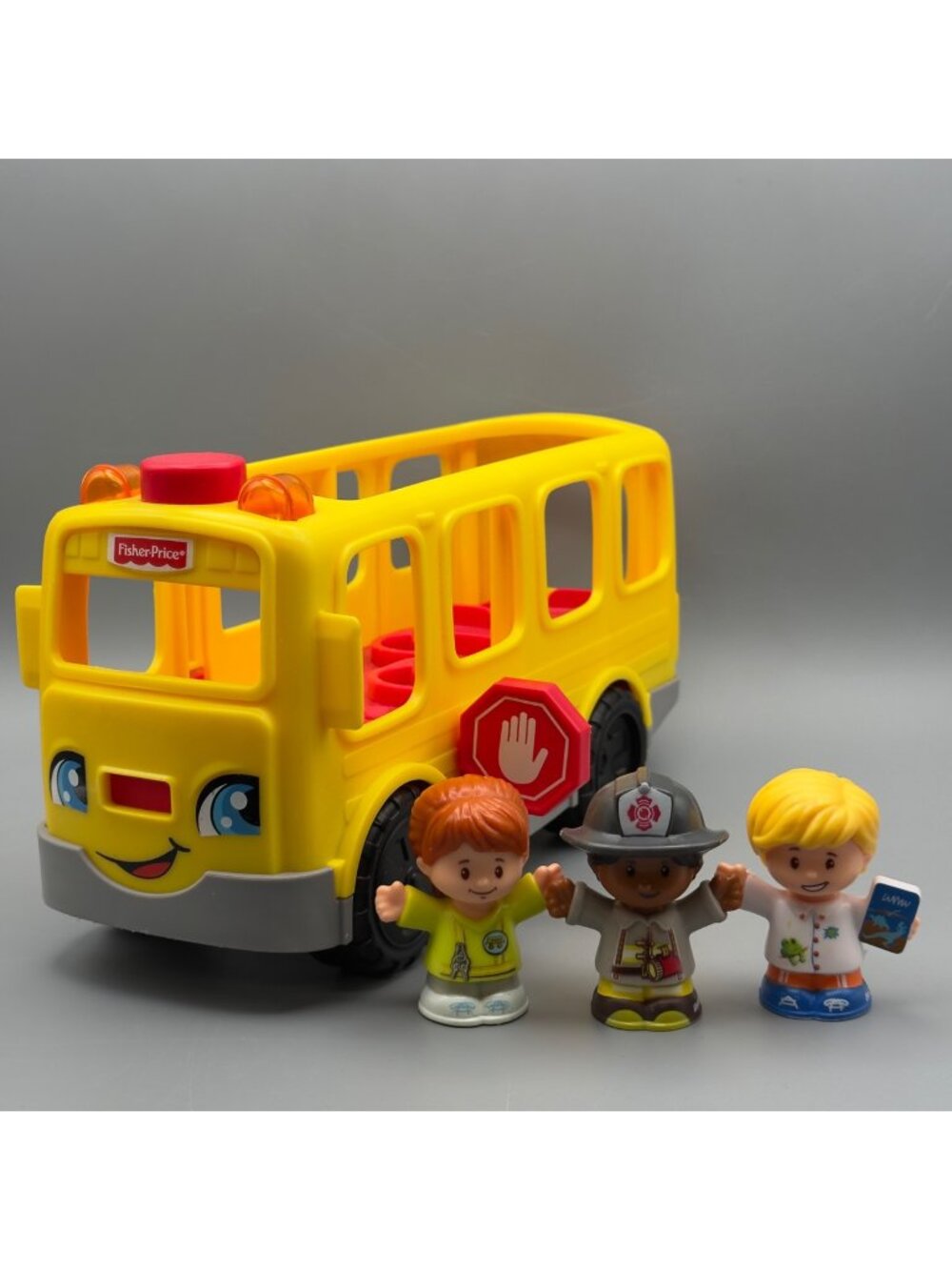 Fisher Price Little People School Bus with 3 Figures 2016 Works